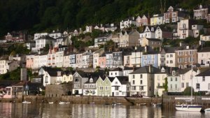 De schilderachtige baai van Dartmouth