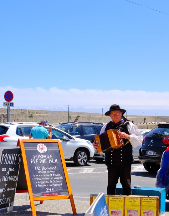 Kreeft met een Bretons muzakje