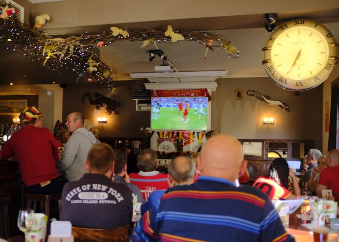 De WK-wedstrijd België - Panama in Oostende