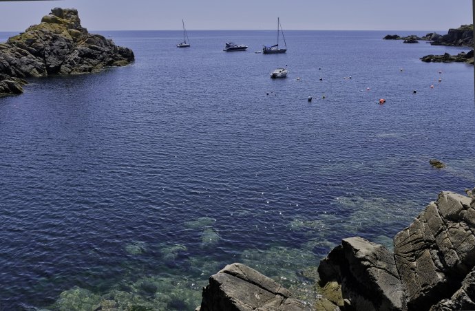 Het uitzicht bij Port de La Meule