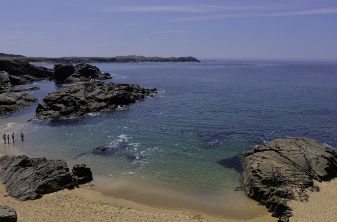 Een van de prachtige baaitjes op Ile d'Yeu