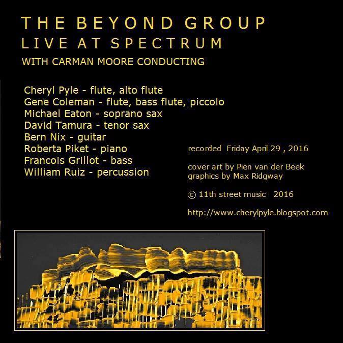 De achterkant van een CD cover van een concert in New-York in 2016