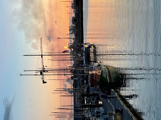 Fijne plek aan de langssteiger in Duinkerken.