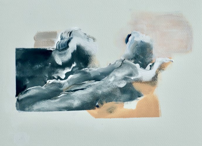 "my shoreless ocean"  werk op papier