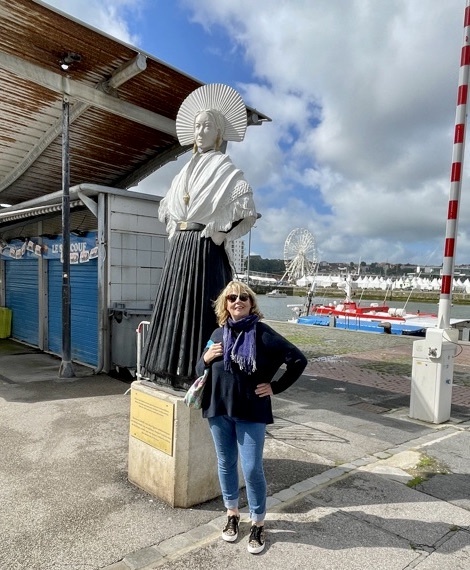 Tourist in Boulogne sur Mer.