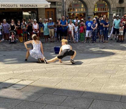 Muziek en dans, het hoort bij Saint Malo.