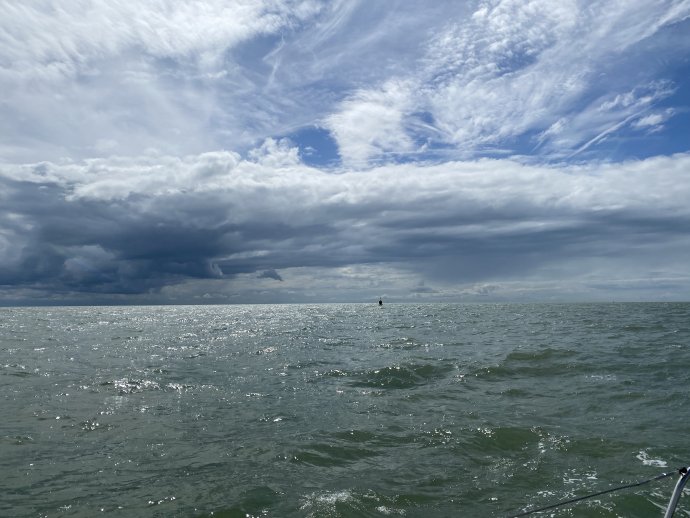 Mooie kleuren op het water.