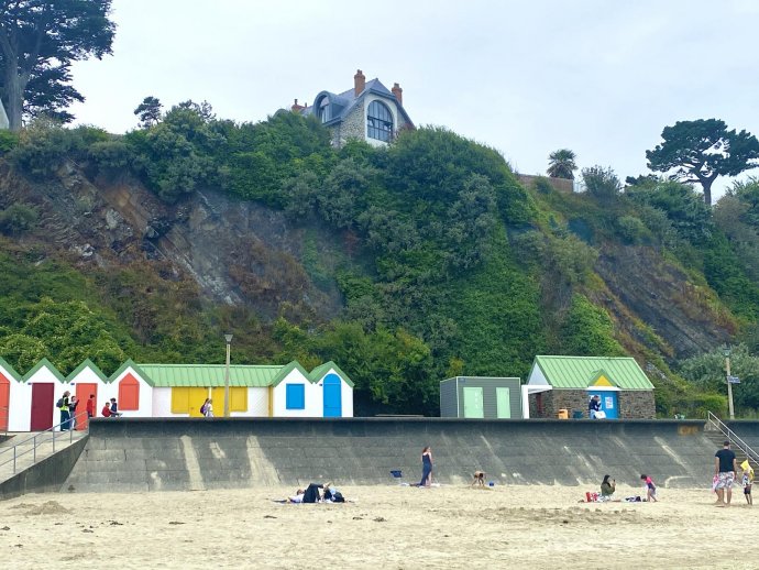 Het strandje van Binic.