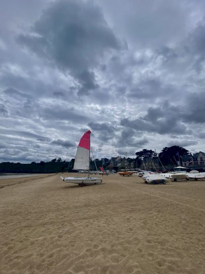 Altijd is er wel ergens een zeil te zien.