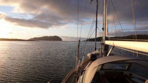 Zonsopgang bij Campbeltown