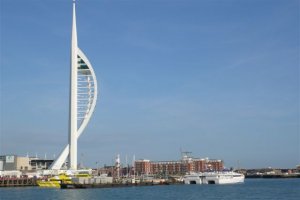 De Spinnaker Tower.