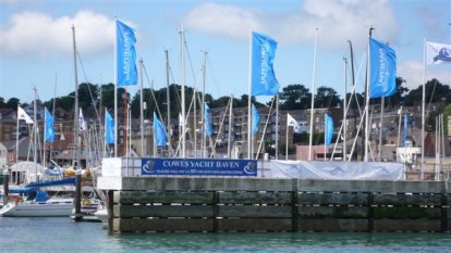 Cowes, klaar voor de regatta