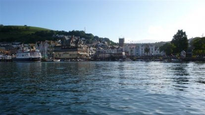 De avond valt in Dartmouth