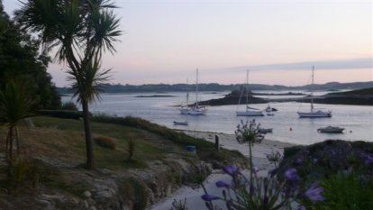 Pietertje2 in de baai bij St. Martin